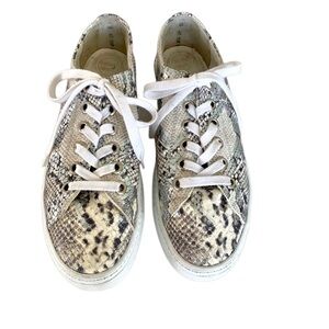 PAUL GREEN snake print SNEAKERS
